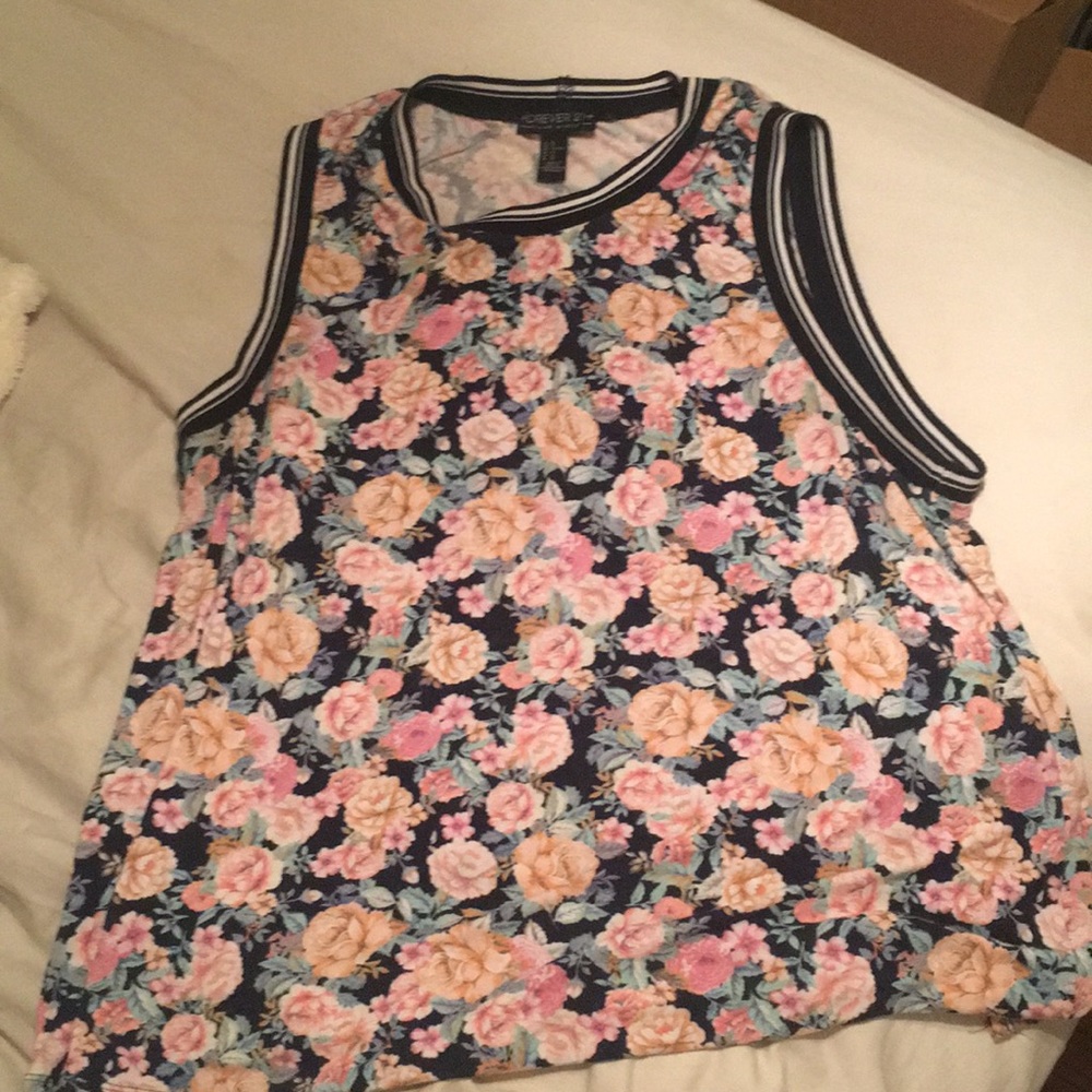 Flower sporty tank